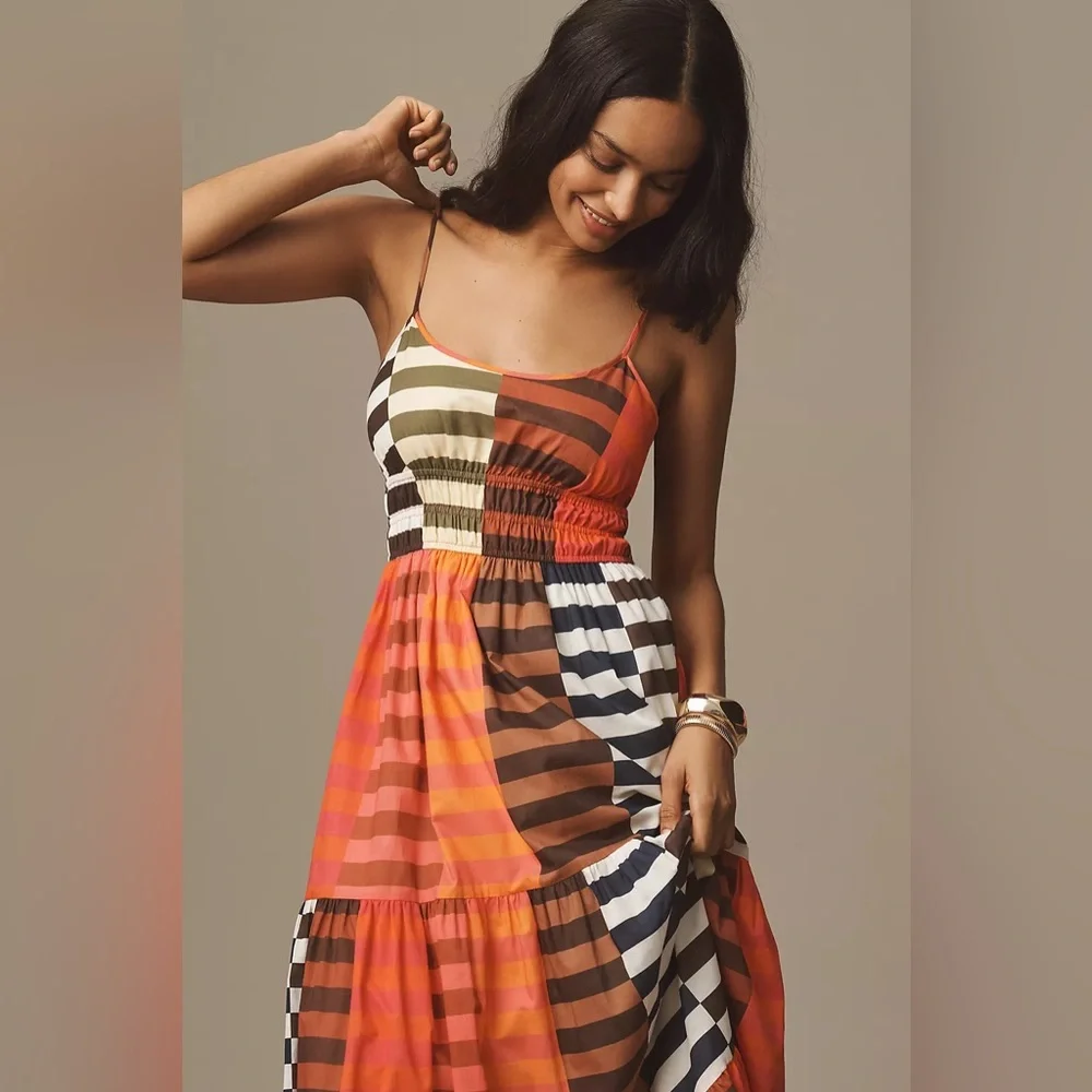 Hutch Silvana Multicolor Tiered Maxi Dress - Picture 8 of 8